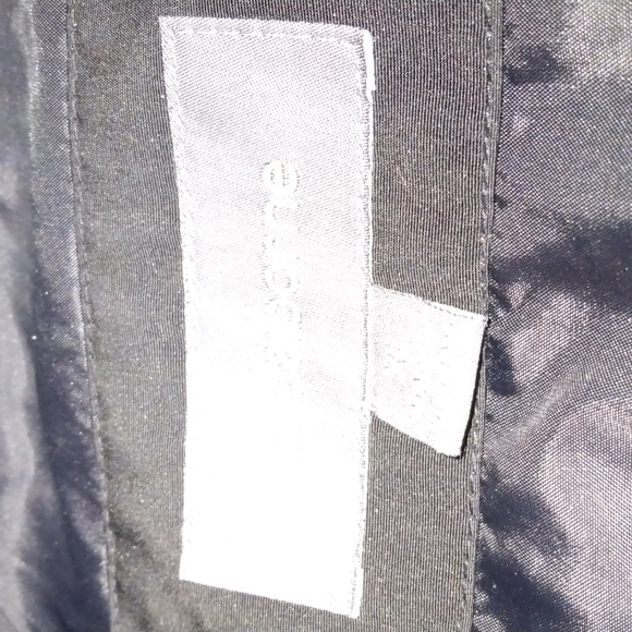 LIZ CLAIBORNE HIGH SHEEN LIGHT WEIGHT WINTER COAT BLACK WOMEN'S SIZE XL - Picture 4 of 8